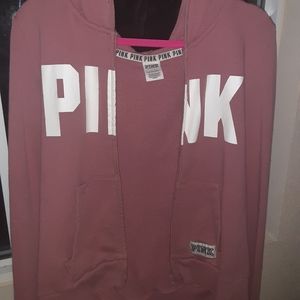 VS pink dusty rose hoodie